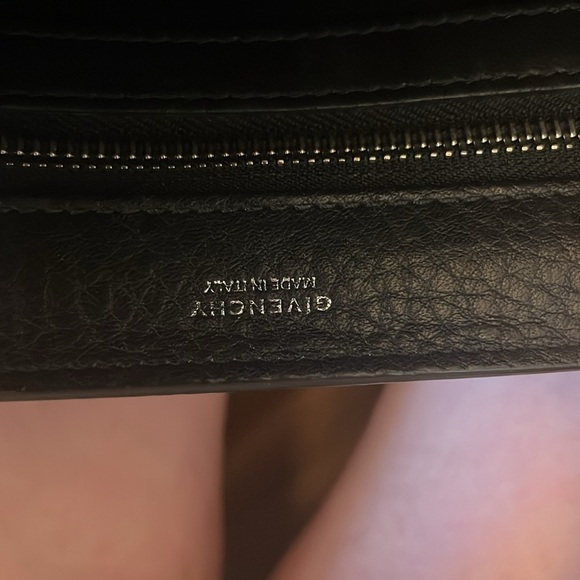 Vintage Givenchy Obsedia Medium Flap Black Pebbled Calfskin Satchel Hand Bag - Picture 7 of 16